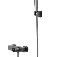 TELEDUCHA CON MEZCLADOR C.E ALUMINIO GRIS