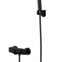 TELEDUCHA CON MEZCLADOR C.E ALUMINIO NEGRO
