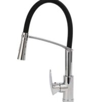 LAVAPLATOS MONOCONTROL CUELLO FLEXIBLE GARDA CROMO