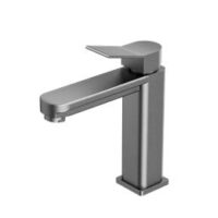 LAVAMANOS MONOCONTROL MEDIO SOLID MOLDAVA ALUMINIO GRIS