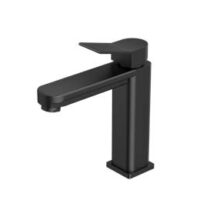 LAVAMANOS MONOCONTROL MEDIO SOLID MOLDAVA ALUMINIO NEGRO